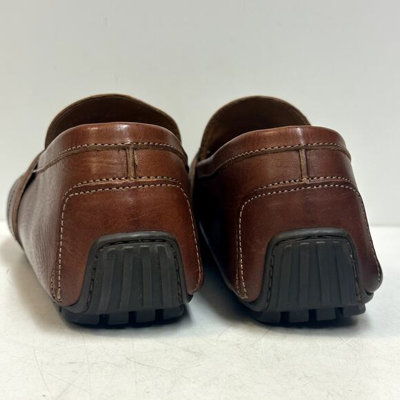 VGUC Ralph Lauren Purple Label Hayward Brown Driver Loafer Made in Italy 11 D main image 10